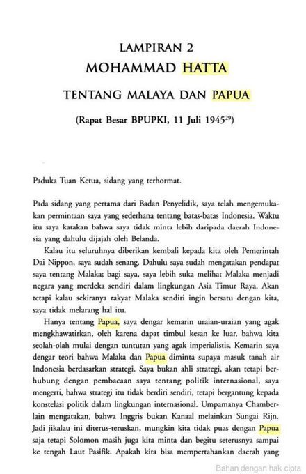 sibatucadas's tweet photo. @sandalista1789 Pendapat BUNG HATTA Pada Sidang BPUPKI,Tentang Rencana Mencaplok Papua Barat https://t.co/dHUi8YGo0D
