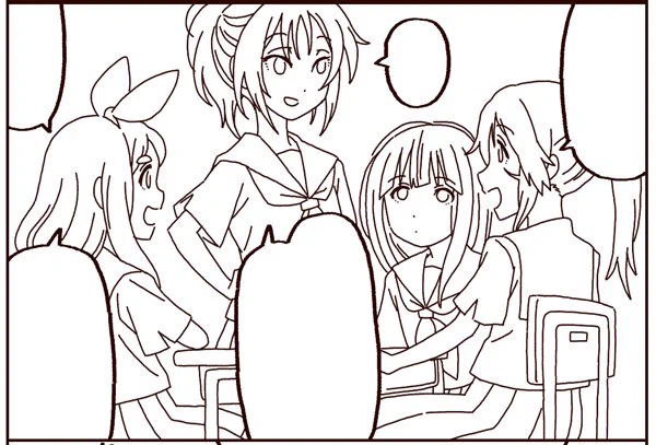 風邪もおさまってきてやっと再開。この4人はほんと絵がつよつよになりますね。 