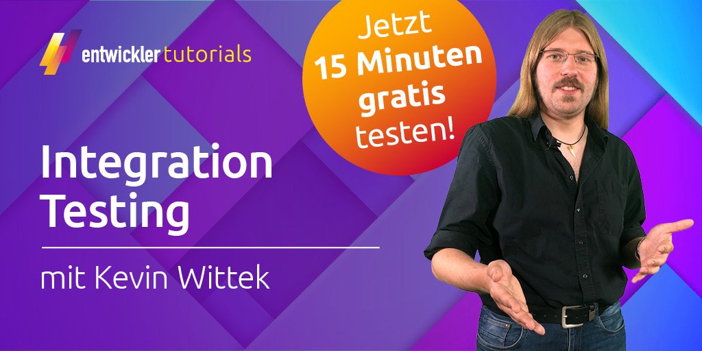 entw_tutorials's tweet image. Das brandneue Tutorial zu Integration-Testing ist live! Kevin Wittek @Kiview erklärt, wie Sie Integrationstest mit #Docker und #Testcontainers für verschiedene externe Abhängigkeiten schreiben können. Jetzt gratis testen! >> ow.ly/NDAf30pmEPy