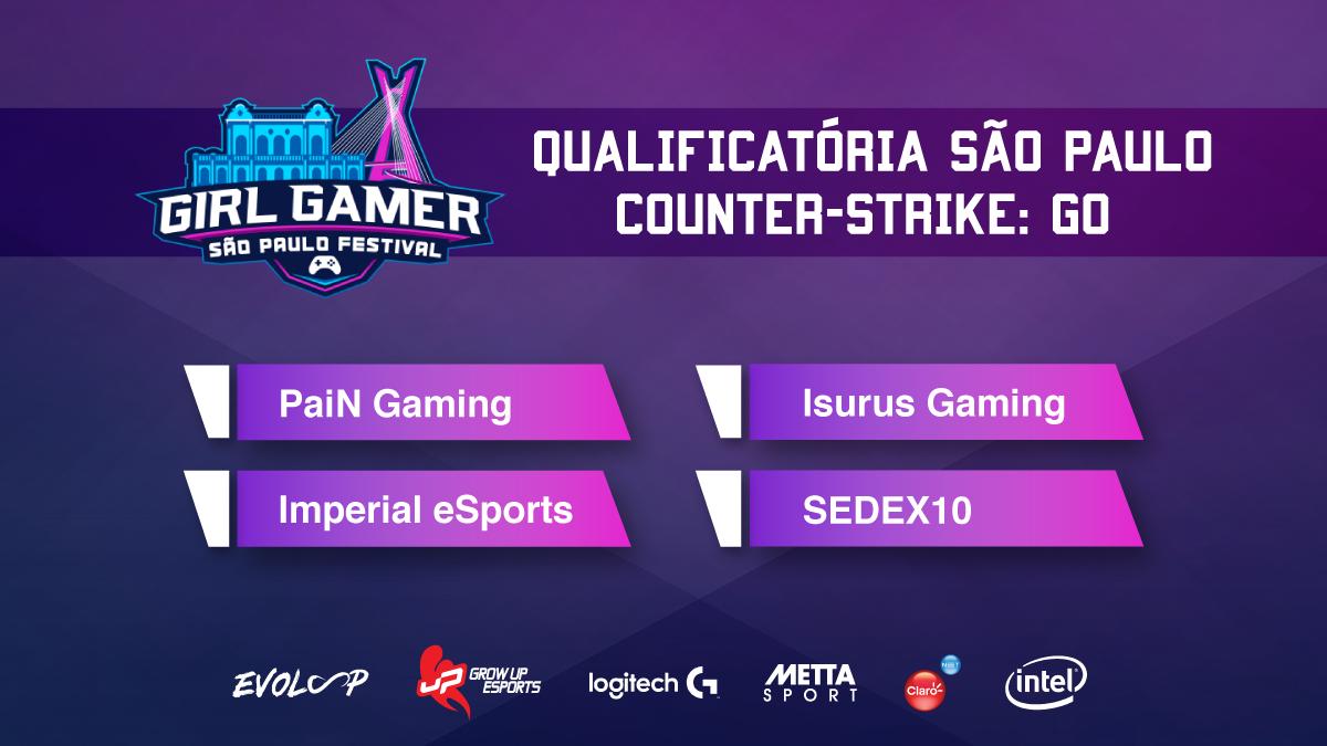 BBLEsports's tweet photo. E aí, @ rushador! Beleza?
Se liga nas equipes que irão incendiar a próxima etapa!
@paiNGamingBR, @teamisurus, @imperialesports e #SEDEX10!
Vou falar pra você: eu nem sei o que falar, só sentir e apreciar essa emoção que a @girlgamerfest vai nos proporcionar! ❤ https://t.co/WpDnPIRsU3