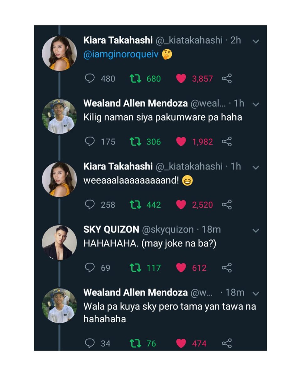 KIANO_MidEast's tweet photo. Batch 4 Housemates on Twitter and IG ππ
@_kiatakahashi @iamginoroqueiv @frankimrussell @AkiePoblete2 @iamargelsaycon @wealandferrer_ @skyquizon @dianacmackey @SarahAlfante @Salenga_Jamie @banjo_dangalan
#BatchFOURever #Batch4TheWin https://t.co/UmC2GTWyxy