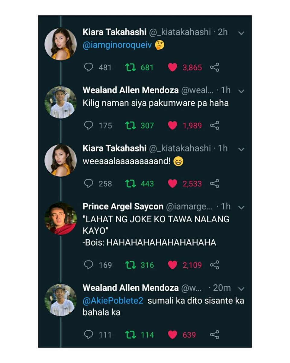 KIANO_MidEast's tweet photo. Batch 4 Housemates on Twitter and IG ππ
@_kiatakahashi @iamginoroqueiv @frankimrussell @AkiePoblete2 @iamargelsaycon @wealandferrer_ @skyquizon @dianacmackey @SarahAlfante @Salenga_Jamie @banjo_dangalan
#BatchFOURever #Batch4TheWin https://t.co/UmC2GTWyxy