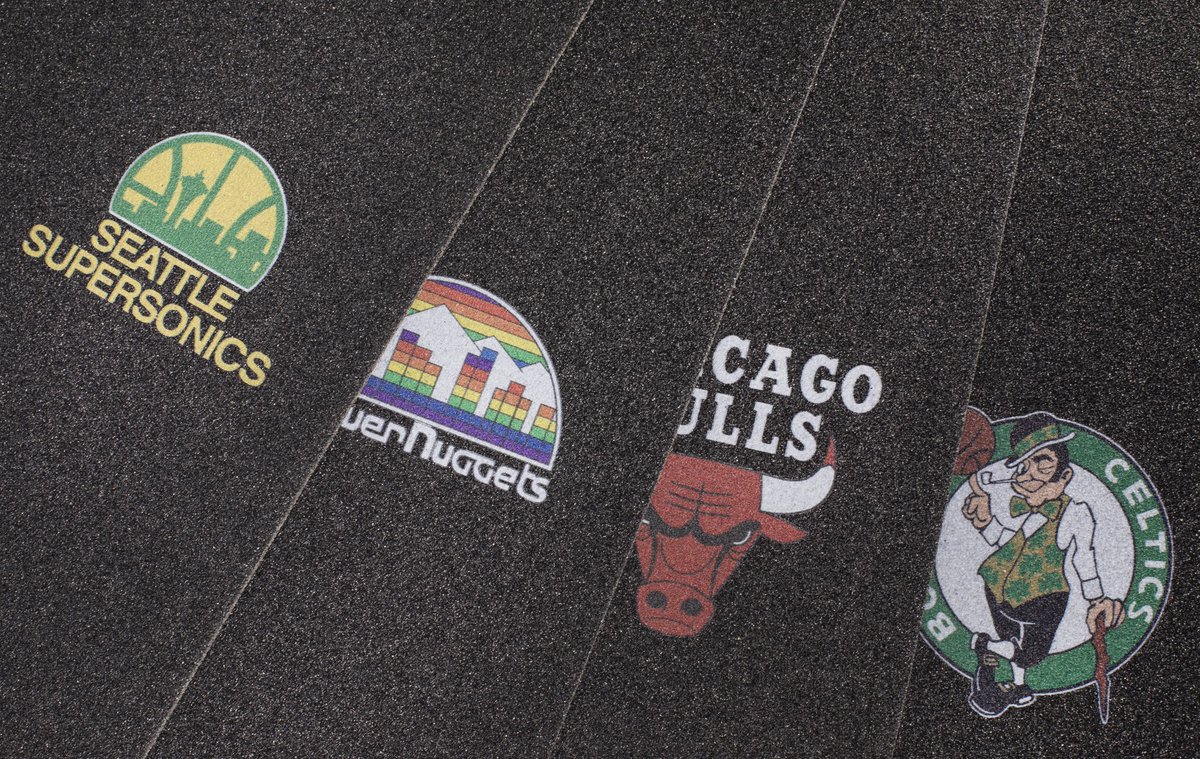 Still rolling! Buy any NBA deck and get free <a href="/mobgrip/">MOB Grip</a> of your choice! 🙌 #aluminatiboards
.
.
.
#aluminati #skateboarding #basketball #nationalbasketballassociation #skateboardingisfun #madeinamerica #skateeverydamnday #onepercentfortheplanet #cruiserboard #skateboarding