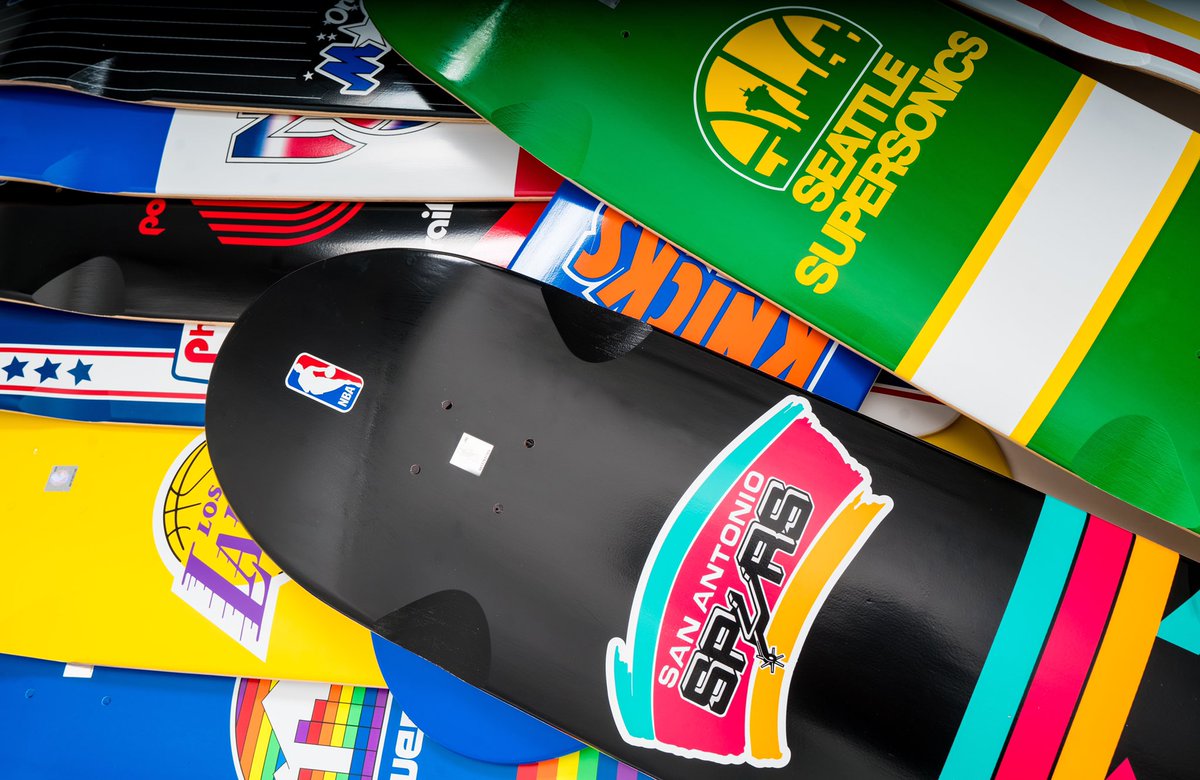 AluminatiBoards's tweet photo. Still rolling! Buy any NBA deck and get free @mobgrip of your choice! 🙌 #aluminatiboards
.
.
.
#aluminati #skateboarding #basketball #nationalbasketballassociation #skateboardingisfun #madeinamerica #skateeverydamnday #onepercentfortheplanet #cruiserboard #skateboarding https://t.co/ul1p6QC6oJ
