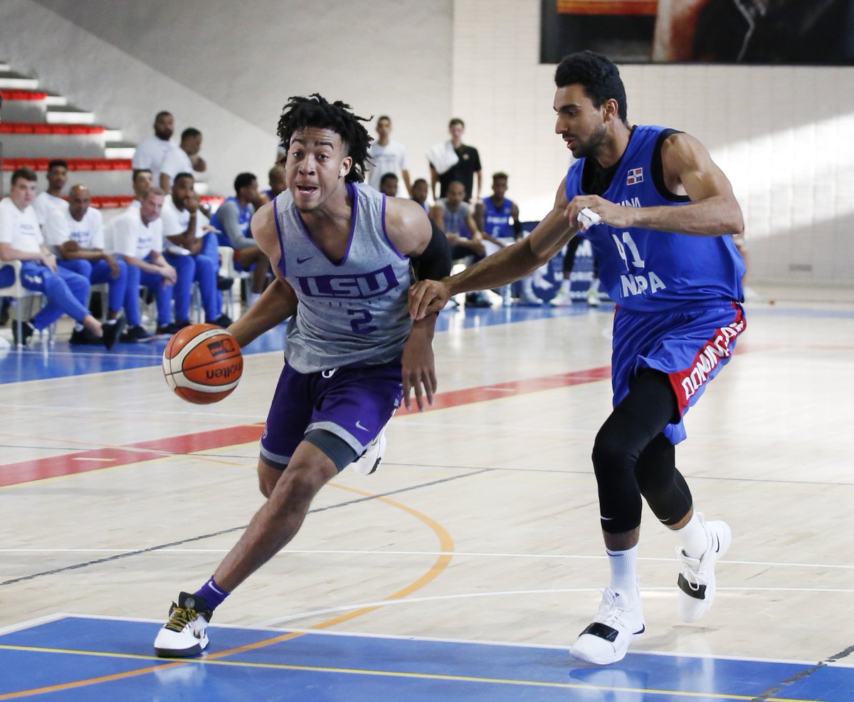 LSUBasketball's tweet photo. 📸📸📸

Photo Gallery: LSU vs Dominican Republic 

https://t.co/3vleXQx8Sk https://t.co/XsJIsIsDj7