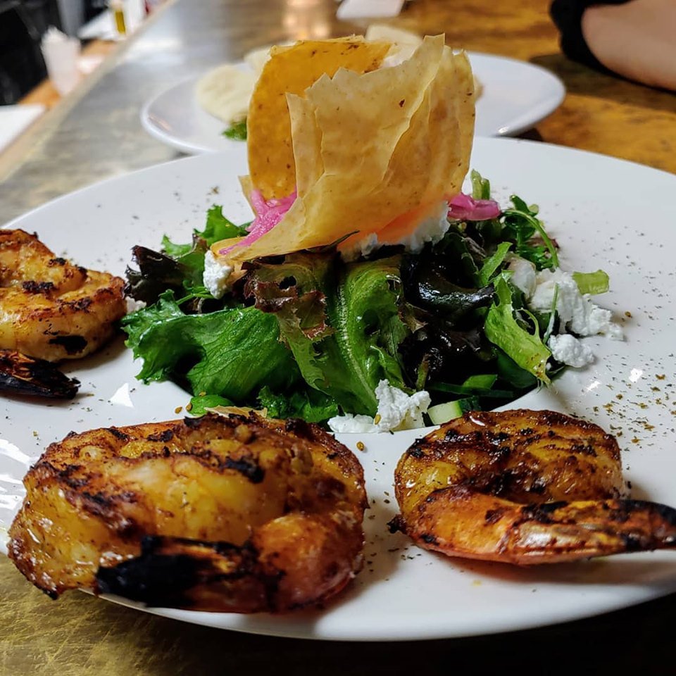 Grilled Shrimp Seafood Salad !