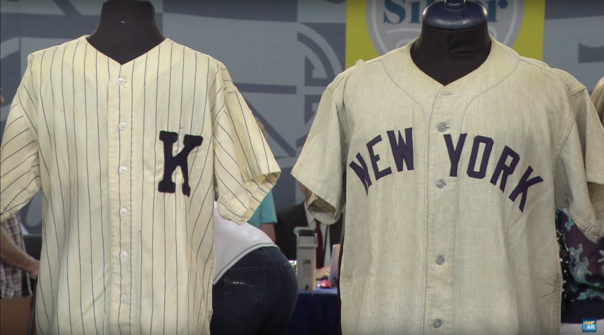 #FlashbackFriday Did you know Kearney had a minor league baseball team? They were an affiliate of the NY Yankees &amp; received hand-me-down jerseys from famous Yankees like Whitey Ford &amp; Yogi Berra. The jerseys were altered to the K version seen here.
youtu.be/qWwH4lu1h9I