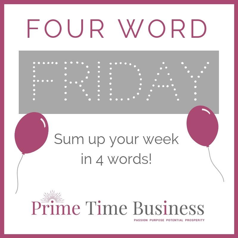 KarenKnott's tweet photo. 4 WORD FRIDAY!

Sum up your week in four words - here's mine: 'Worked less, achieved more!'

Have a great weekend. https://t.co/LZjmIijaxO