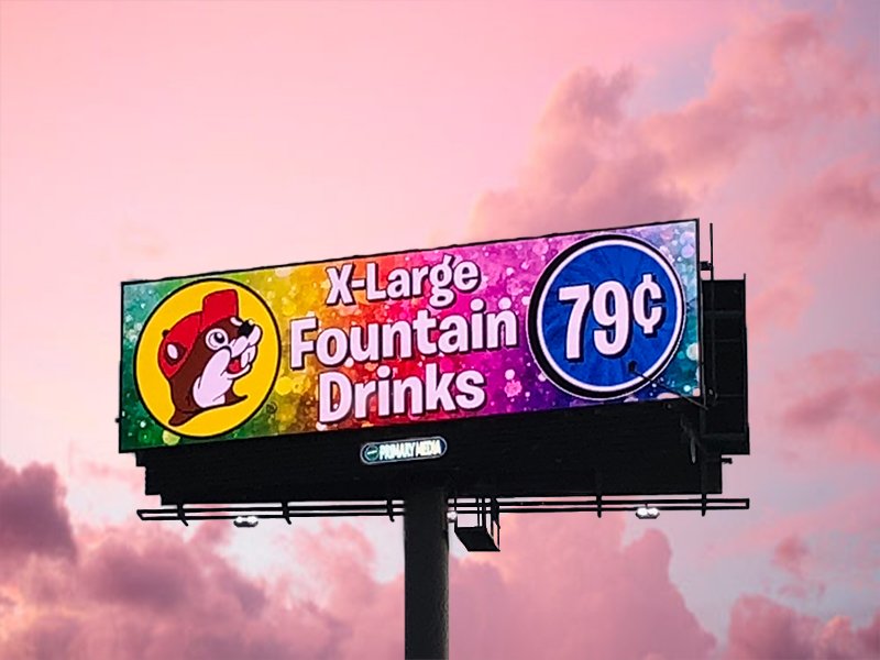 PrimaryMedia's tweet photo. Did we mention we love @bucees? ππ€©
#BuceesBeaver #Bucees #PrimaryMedia #OOH #WeLoveBucees https://t.co/tEUVLO5KbW