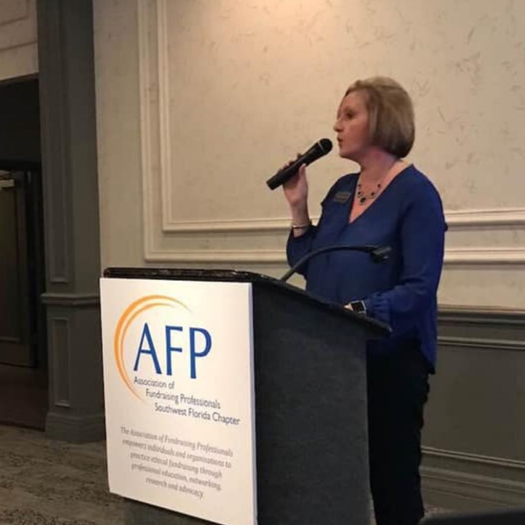 AFPSWFL's tweet photo. We had a blast at our August luncheon on Tuesday! Robyn Faucy spoke about the importance of networking. #AFPSWFL #networking #fundraising https://t.co/ZkpQxp79uQ