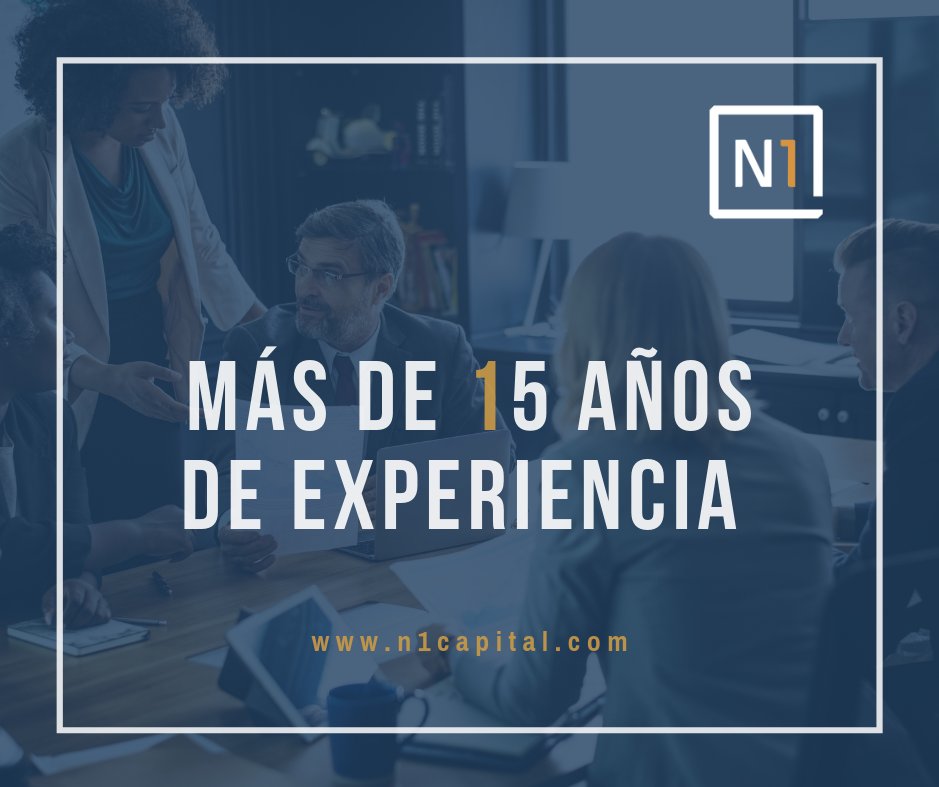 Por mas de 15 años ofrecemos servicios personalizados y de la mayor calidad para que tu y tu empresa alcancen sus objetivos. 
#N1Capital #Nosotroslohecemosporti