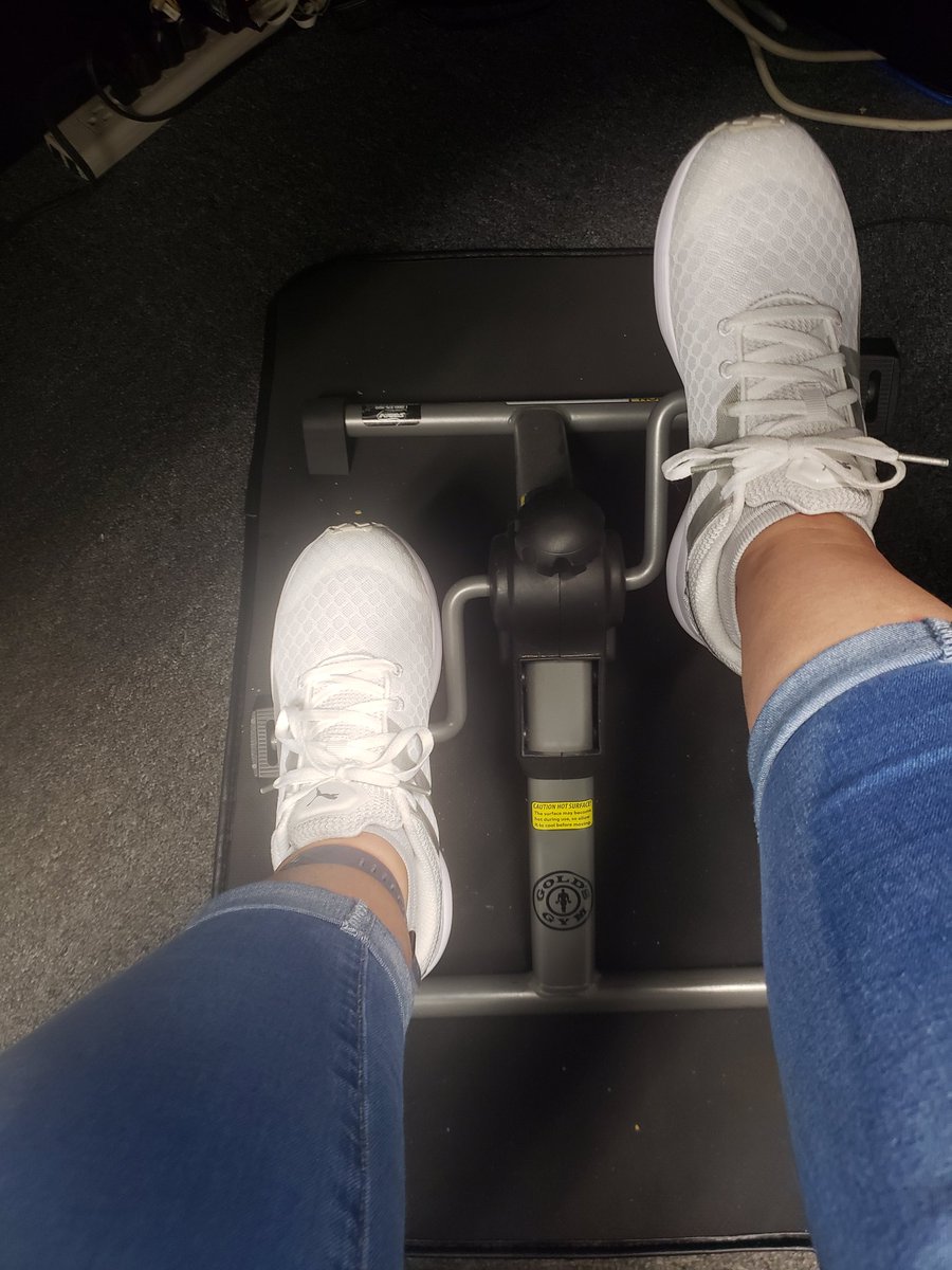 DC4L_Momof2's tweet photo. Get your cardio and steps in, even while sitting :) desk sized exercise bikes!!! #30daysofcardio #singlemomlife https://t.co/QppbBmKTNV