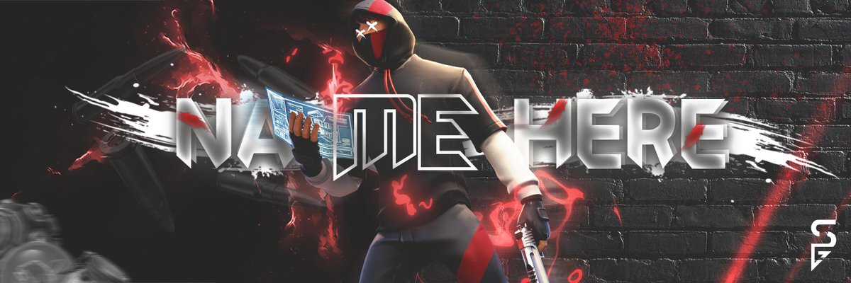 Gstaikdesigns On Twitter Custom Fortnite Banner Header Ikonik