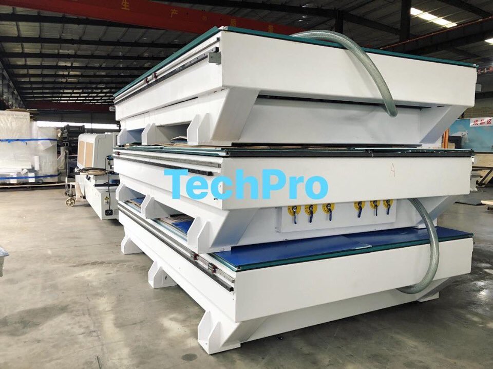 TechProCNC1's tweet image. TECHPROCNC ® Three Heads CNC Router machine TPM2030-3 delivery to Canada Agent.

* Working size: 2000*3000*300mm
* China  3.2kw Water cooling spindle*3 sets 
* NC-Studio Control System 
* Leadahine Servo motor and driver

Welcome to your inquiry!
Email: sales08@techprocnc.com