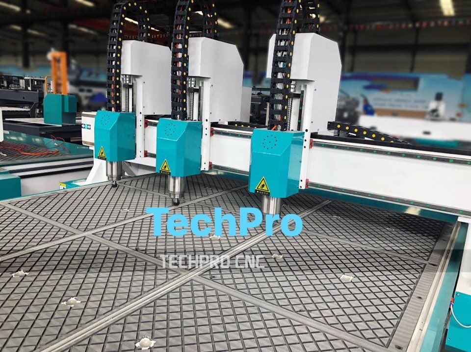 TechProCNC1's tweet image. TECHPROCNC ® Three Heads CNC Router machine TPM2030-3 delivery to Canada Agent.

* Working size: 2000*3000*300mm
* China  3.2kw Water cooling spindle*3 sets 
* NC-Studio Control System 
* Leadahine Servo motor and driver

Welcome to your inquiry!
Email: sales08@techprocnc.com