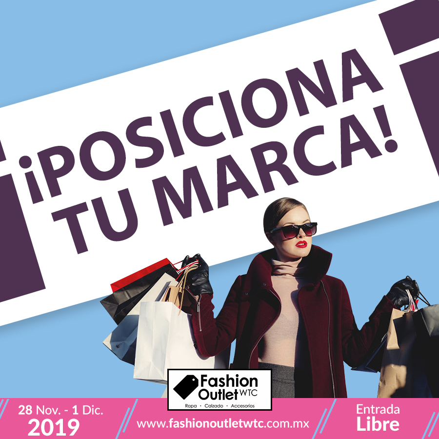 fowtc's tweet photo. Fashion Outlet 2019 es la oportunidad perfecta para acercarte a tu target y convertir tus inventarios en liquidez.
¡Reserva tu espacio ahora!
#FOWTC2019 https://t.co/84oi158vpO