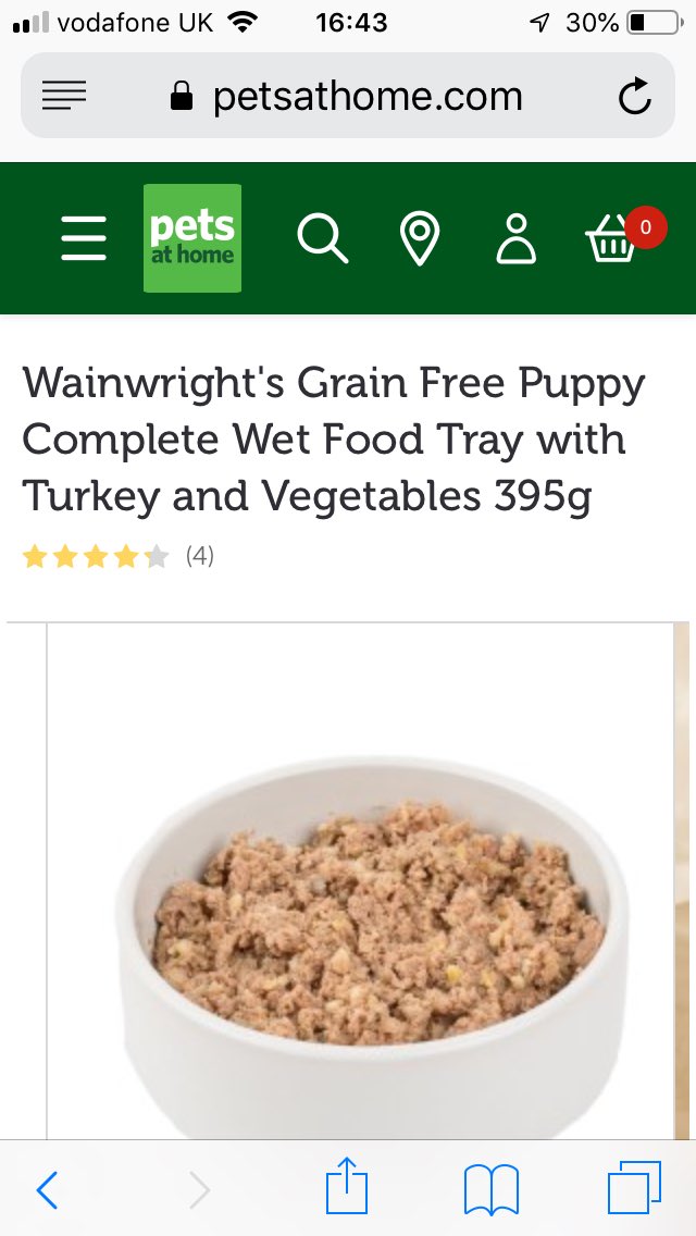 Sarw81's tweet photo. @PetsatHome when will this be backbin stock please. We have cleared out our 2 local stores and its out if stock online.  Its the only the food our fussy Frenchie can eat https://t.co/MkgyHfpdgL