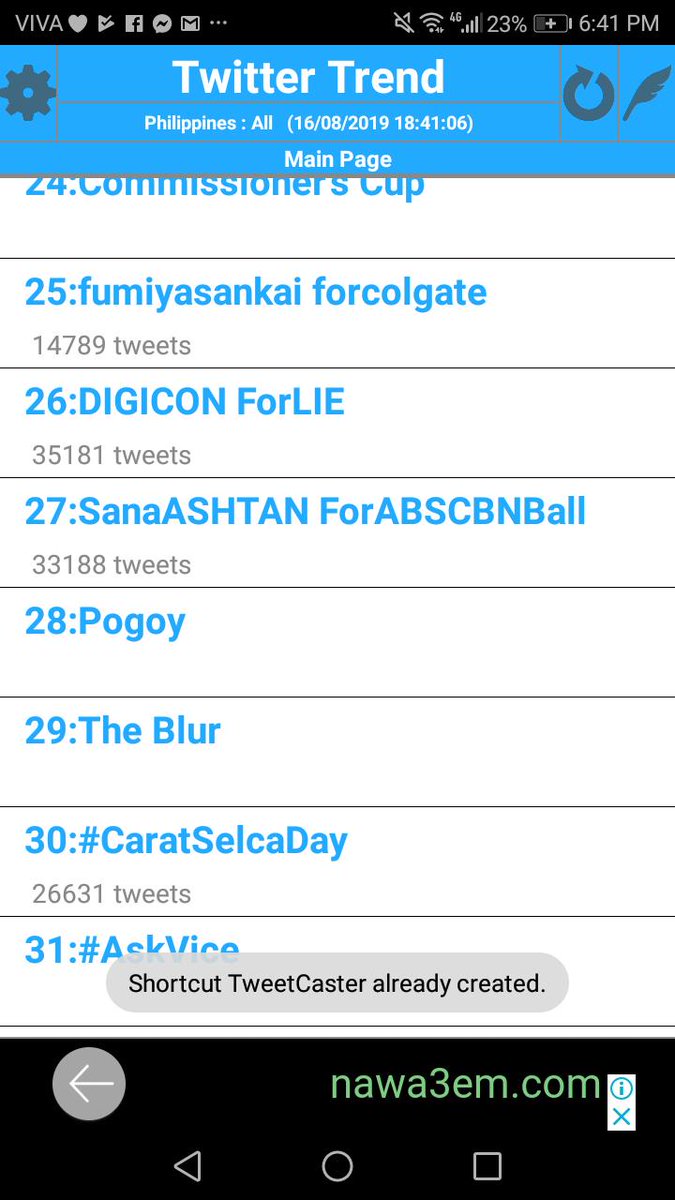chykocedz's tweet photo. Still ph trend tayo famiLIE on 26

DIGICON ForLIE https://t.co/8cMnJCtqt0