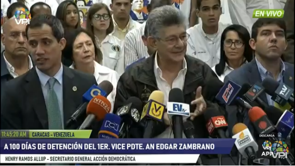 VPITV's tweet photo. #16Ago Dip. Ramos Allup: a los presos políticos los ruletean cuando los trasladan a los tribunales. #EnVivo: https://t.co/M2T36JSXya https://t.co/7xzYHUgNkF