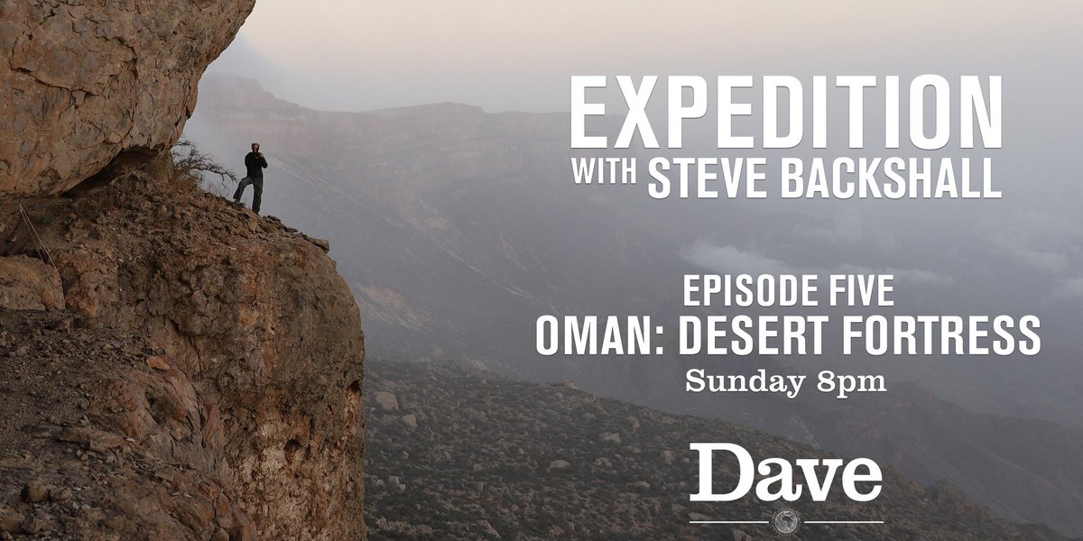 JonesBriony's tweet photo. So excited that our episode of Expedition with Steve Backshall will air this Sunday at 8pm on DAVE! #expeditionwithstevebackshall #expedition #oman #dhofar #climbing @documentalism @SteveBackshall @AldoKane https://t.co/8RlCJUWlFY