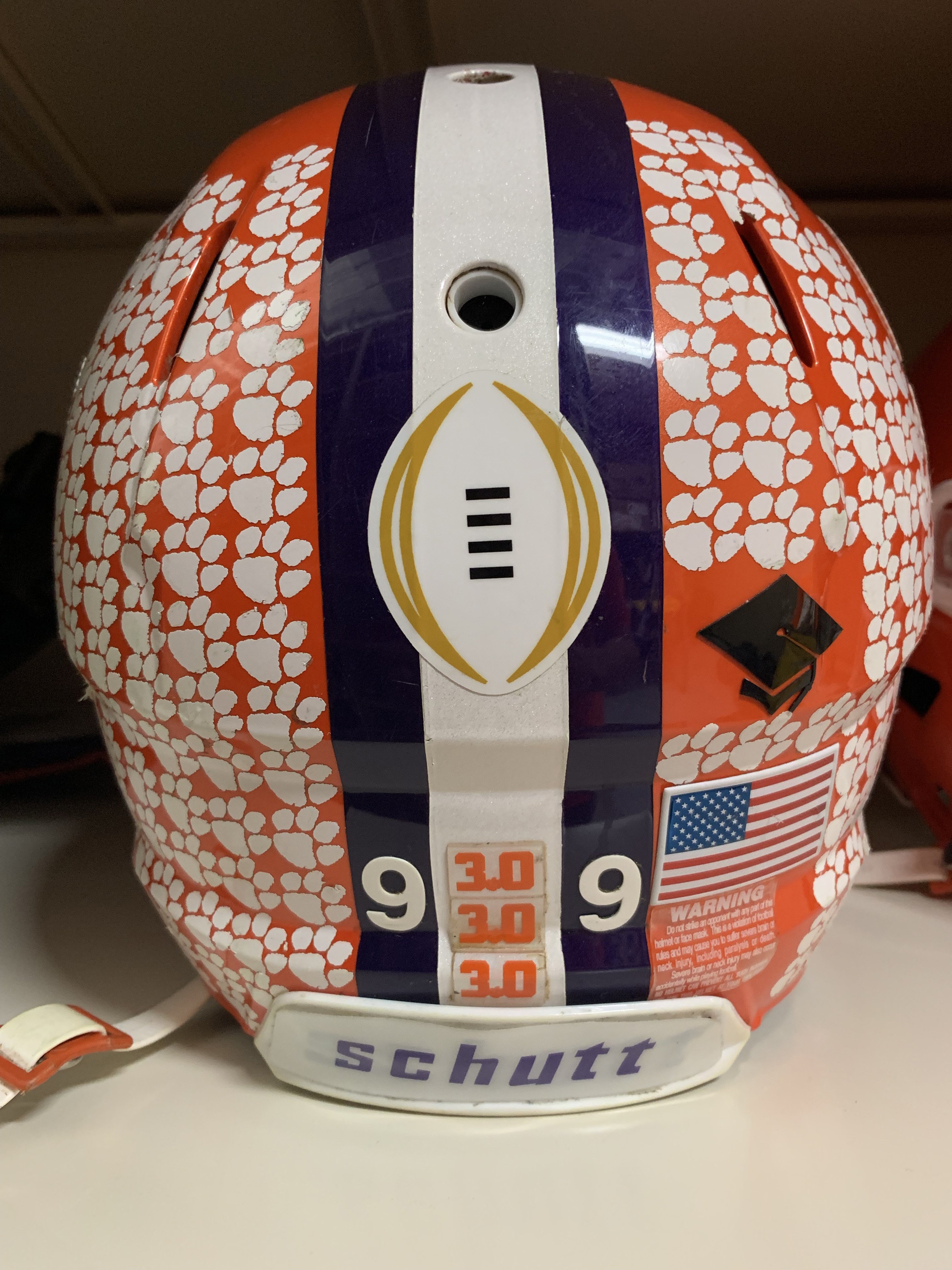 Clemson football helmet stickers cheap