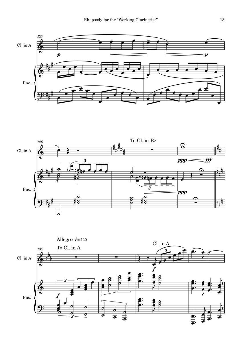 dawson_hull's tweet photo. My new piece “Rhapsody for the Working Clarinetist” is for three clarinets (Bb, A, Eb) and piano. @doricoofficial was perfect for this as you can give multiple instruments to a single player and it dictates changes in the score. Check it out here: https://t.co/g67ygLwXfV https://t.co/pCYyiPwtdi