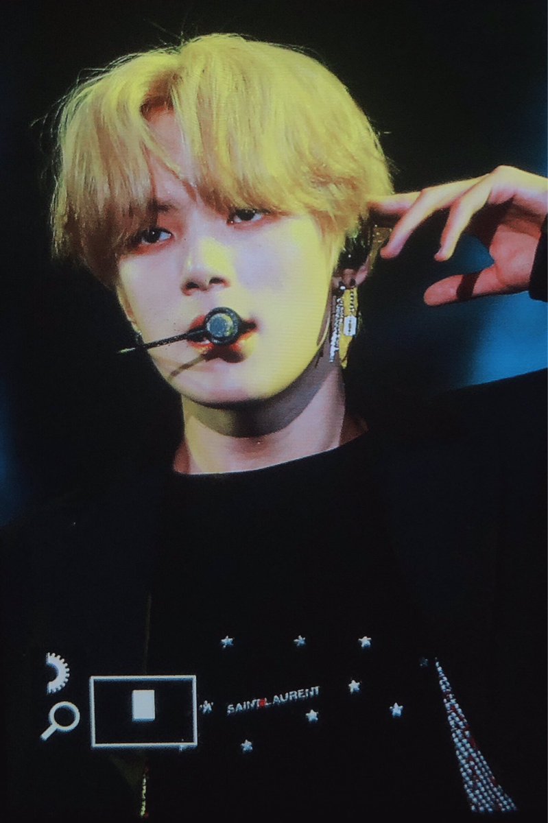 May On Twitter Lee Minhyuk With Blonde Hair Black Nail