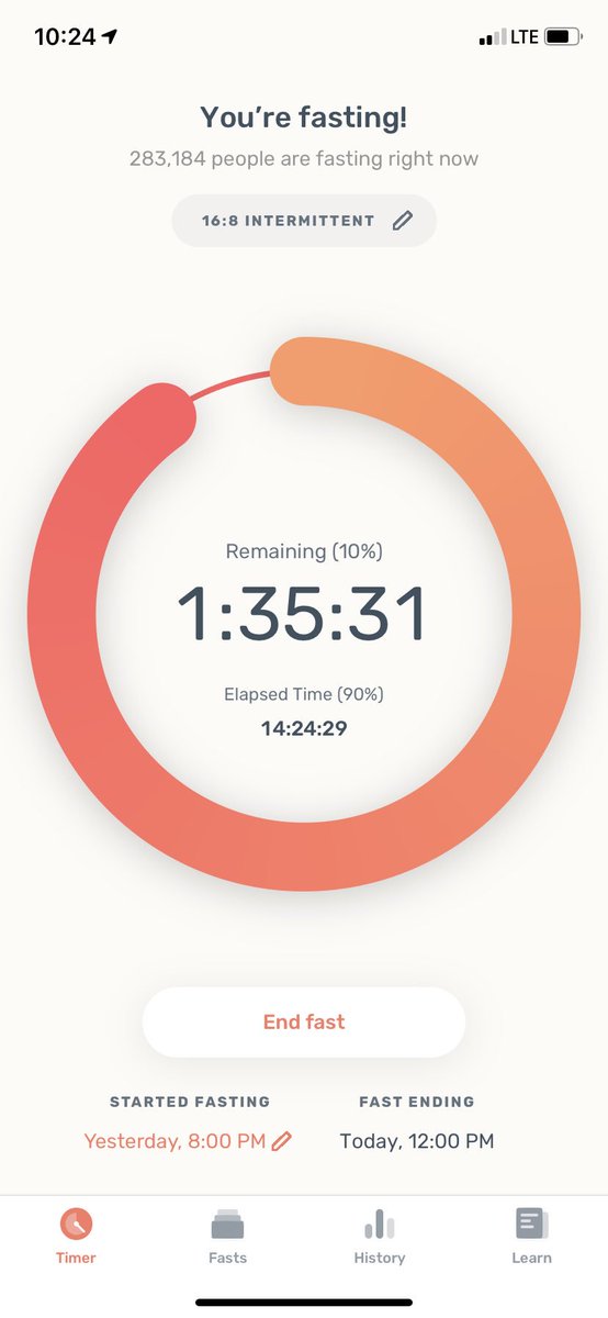 scottkeyes's tweet image. Celebrating National 16:8 day with @zerofasting completed. #FastWithZero