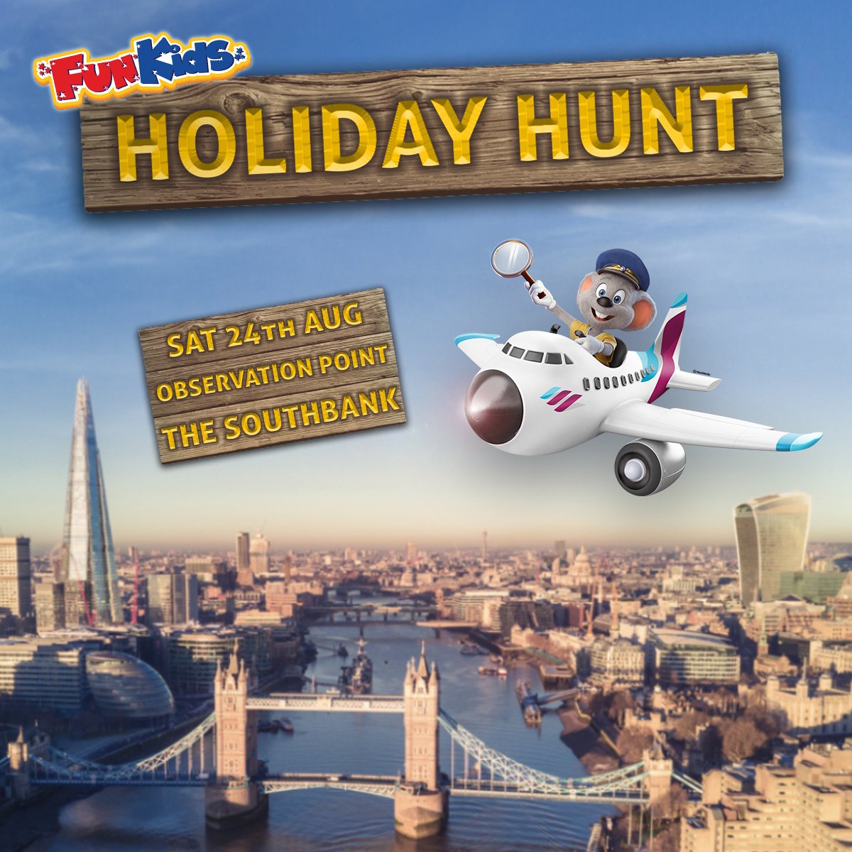 EdEuromaus's tweet photo. Can your #family find the clues to reveal the secret word &amp; #win the ultimate #familyholiday?

Join #EdEuromaus &amp; friends THIS #BankHoliday Sat 24th Aug on #London's #Southbank for the #adventure #HolidayHunt 🗺 of the #summer!

#kids #activities #free #prizes https://t.co/LYOxFnDMTf