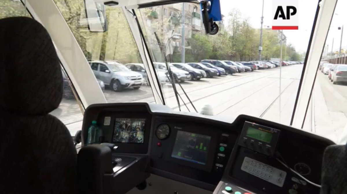 CognitivePilot's tweet photo. Check out the new @AP exclusive footage of our #autonomous city tram, which we're developing in Moscow with the 'PC Transport Systems' manufacturer.

https://t.co/0HCkcWAkWQ

#Mobility #SmartCities #SelfDriving #AutonomousVehicles #Ai #ADAS #IntelligentAutomation #SelfDrivingCars https://t.co/NZXYlVlFyk