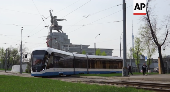 CognitivePilot's tweet photo. Check out the new @AP exclusive footage of our #autonomous city tram, which we're developing in Moscow with the 'PC Transport Systems' manufacturer.

https://t.co/0HCkcWAkWQ

#Mobility #SmartCities #SelfDriving #AutonomousVehicles #Ai #ADAS #IntelligentAutomation #SelfDrivingCars https://t.co/NZXYlVlFyk