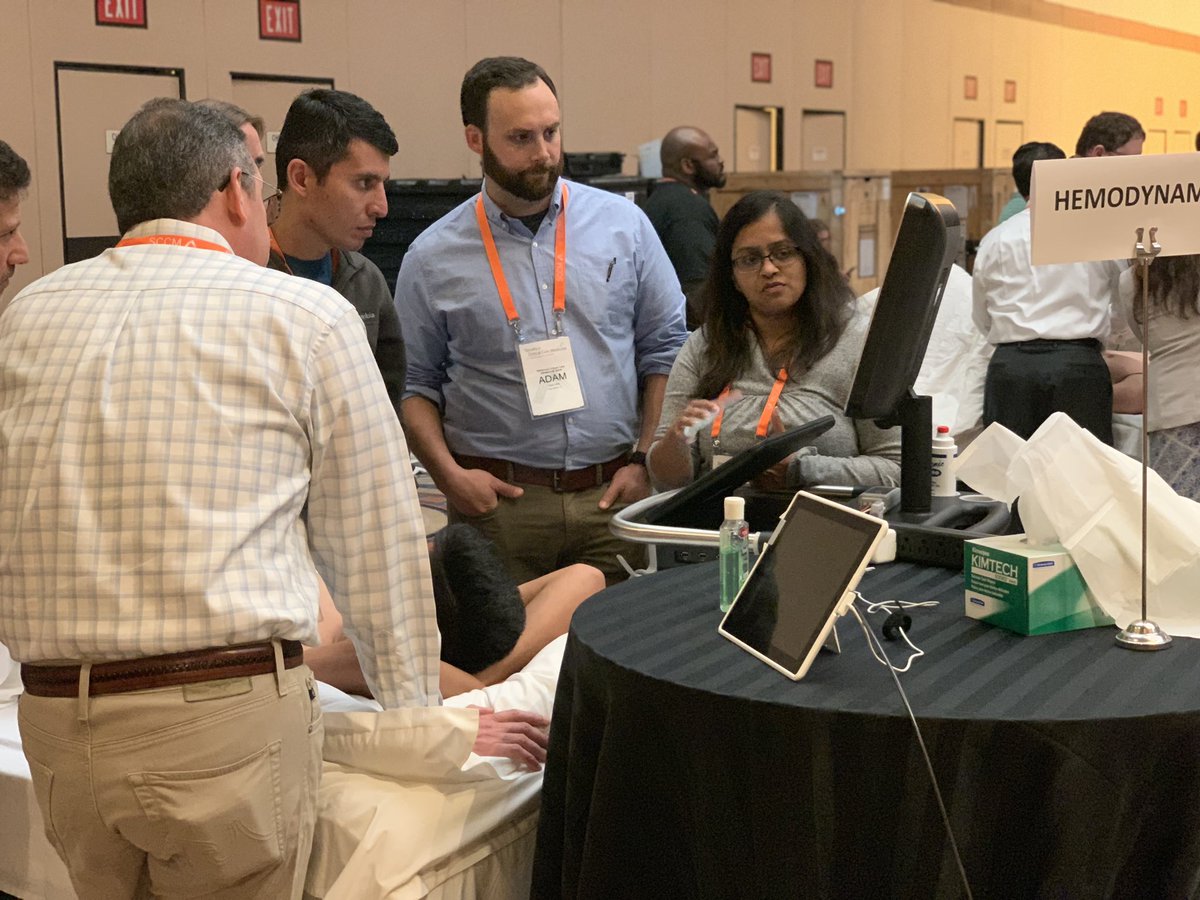 Day 3, Advanced Echocardiography and Lung Ultrasound! People are still smiling!! <a href="/SCCM/">SCCM</a>Ultrasound <a href="/SCCMPresident/">Jose L. Pascual, MD, PhD, FRCS(C), FACS, FCCM</a> @SCCM <a href="/EliotCTAandCCMD/">Eliot Fagley, MD</a> @Diaz_GomezJL
