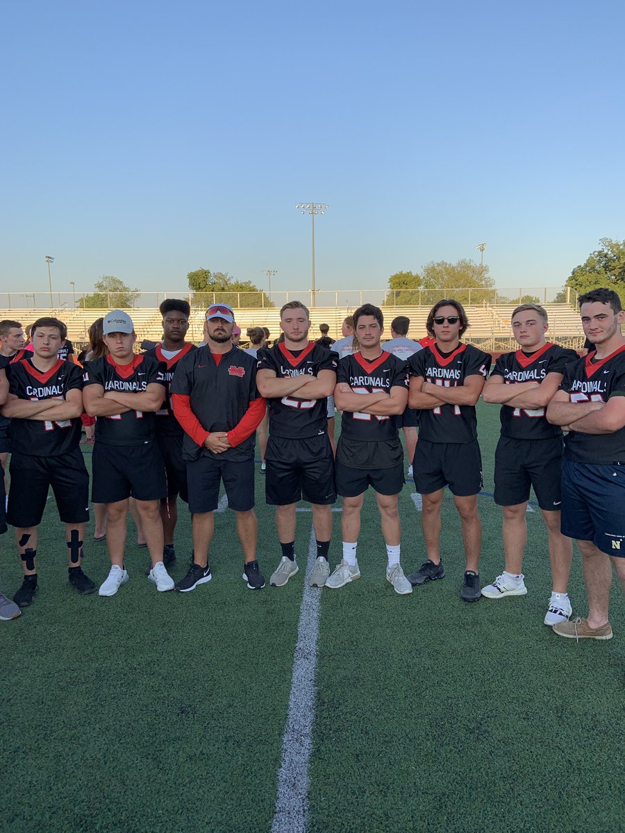 CoachJ_BTX's tweet photo. It’s about that time! Ready for this season with these DUDES! #MeetTheCardinal #RedRed #BAWA #TTH https://t.co/uZbbx0IMiX