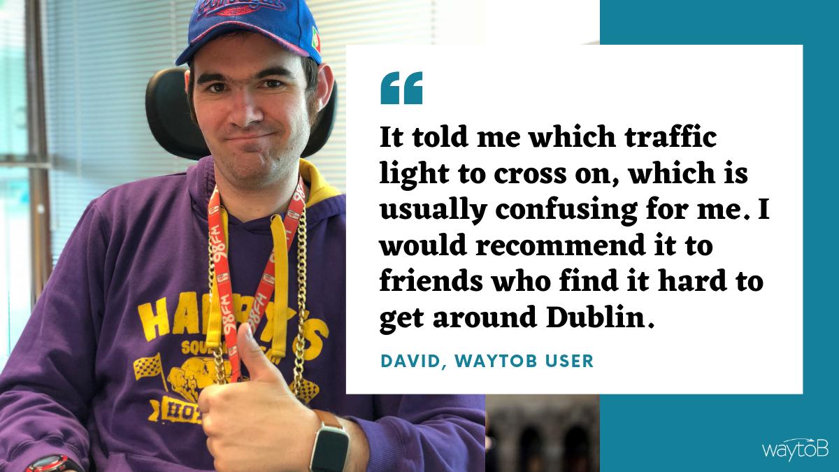 waytoB_'s tweet photo. David, from Stewarts Care Centre, used waytoB to get around Lucan.
#accessibility #waytoB #waytoBapp #Dublin #IntellectualDisabilities #inclusion #id #learningdisabilities #awareness #independenttravel https://t.co/Fn8rRZEq2g