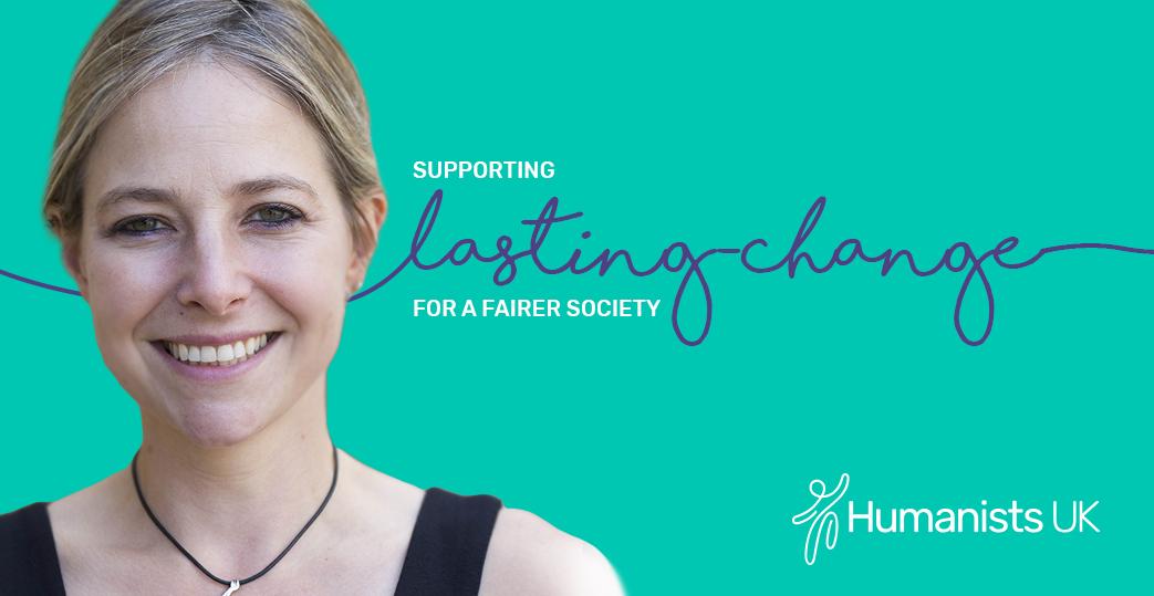 Humanists_UK's tweet photo. 'We don’t need scriptures, esoteric knowledge or rituals. We can use our rational faculties, our capacity for empathy &amp; kindness, and create a life rich with meaning, here and now.' Join us, and our President @theAliceRoberts
 become a member today! https://t.co/22eW67lRbv https://t.co/q2cA6iKnTk