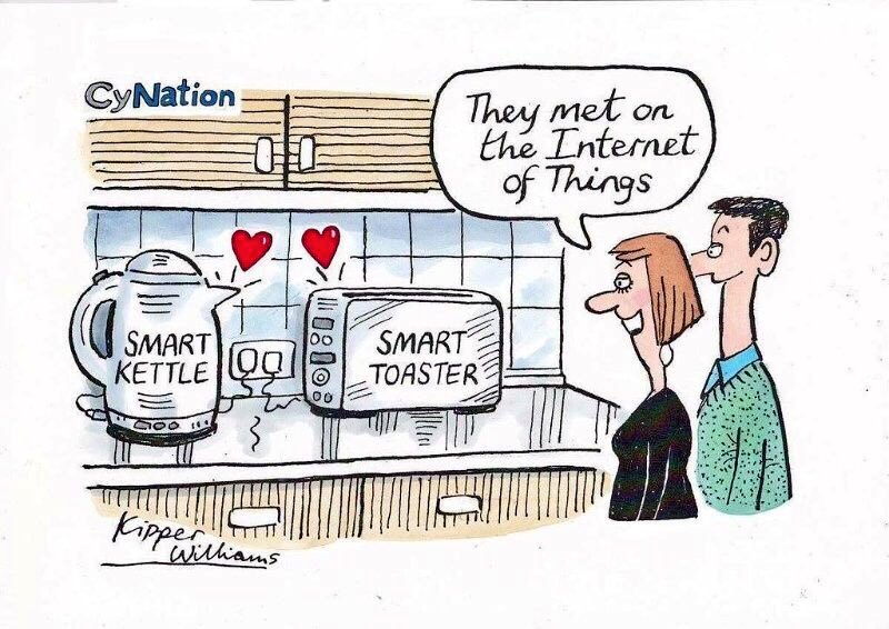 Here at <a href="/eleven_x/">eleven-x</a> we had to get in on #NationalTellAJokeDay. Thanks <a href="/KipperWilliams/">Kipper Williams</a> for giving us a laugh! Just one of the billions of special connections possible with #IoT #LoRaWAN