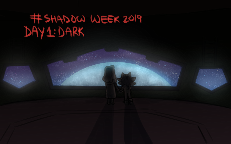 Bl00Doodle's tweet image. #ShadowWeek2019 @WeekShadow Day1: Dark
HA AHAH OK Idk if this fits with the theme but I just wanted to draw Maria and Shadow in a dark room //sweaTS