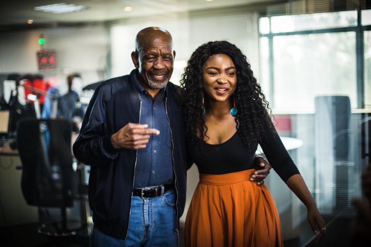 N_Mazibuk0's tweet photo. Our #POWERCouple today Mme Letta Mbulu and @CaiphusSemenya.
Everything is love.

#POWERLunch 
@Powerfm987 
#CaiphusSemenya80 https://t.co/CeGnogBI8F