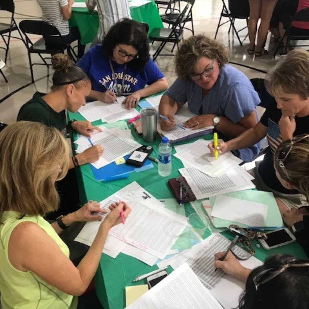 YCUSD's tweet photo. BV Teachers digging into data!  #BVExcellence  #Readyfor2019-2020  #GoPanthers! https://t.co/l8NvDAZ4TB