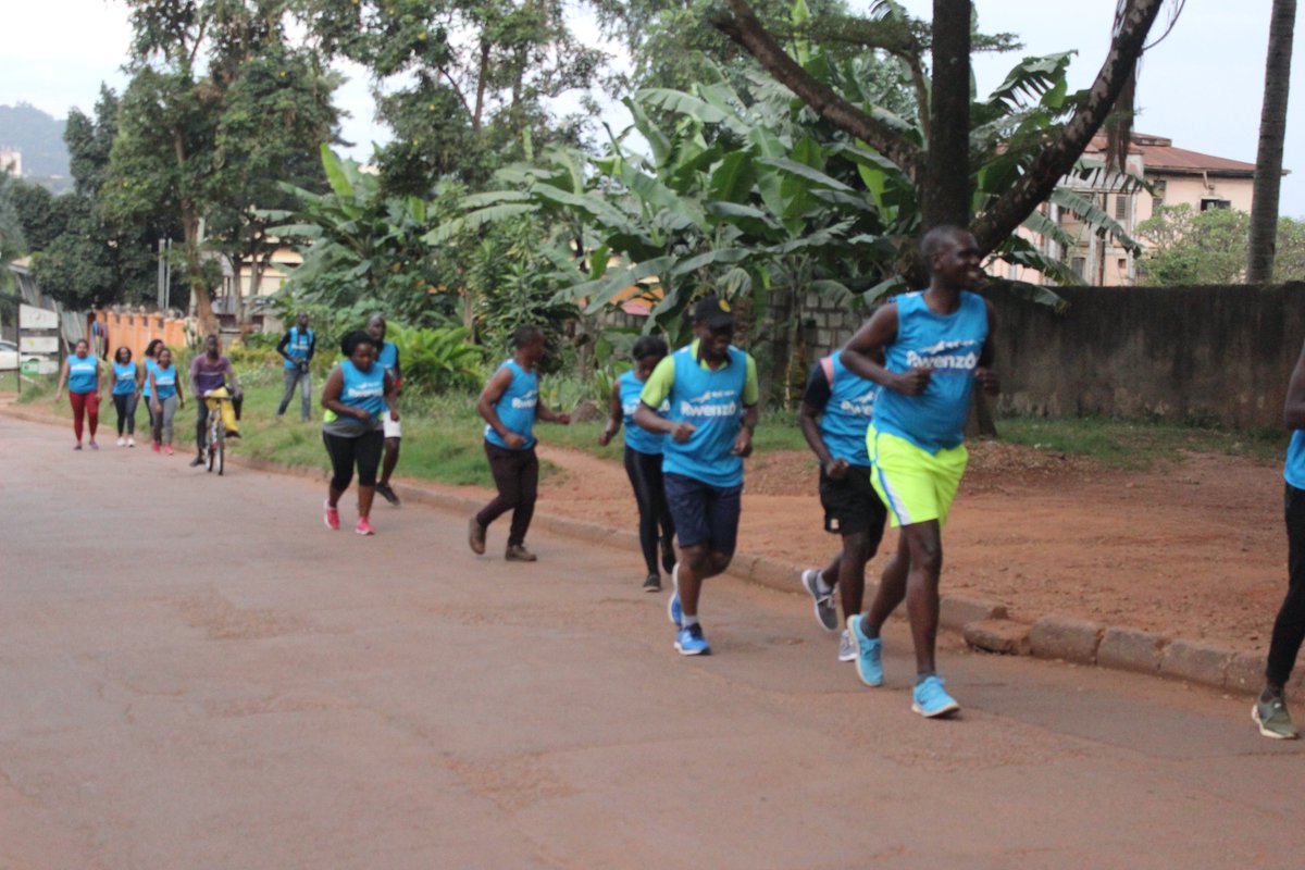 RwenzoriUg's tweet photo. Get set, on your marks, reaadddyyy...GOOO!!! The race is on and the PR gurus are taking the competition to a whole new level. #PRAUHealthRun #hydrate https://t.co/NpFslxy8P6