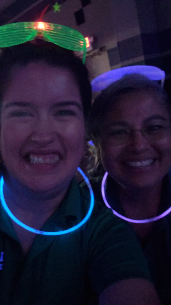 AmyGeeLibrarian's tweet photo. #bestbowlingcouple #lcisdglow #librarysquad https://t.co/O5TTKjlP6J