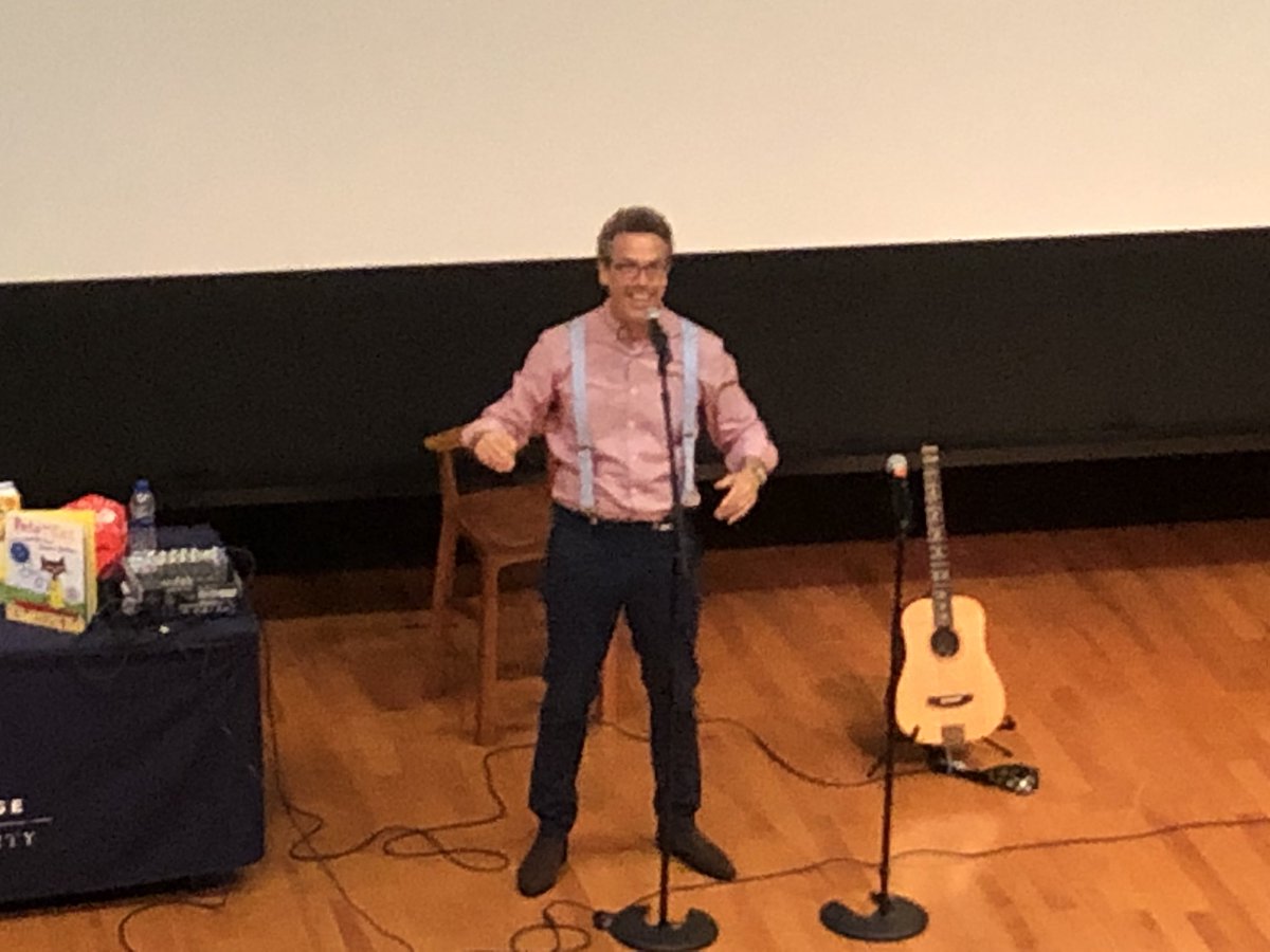Wonderful way to wrap up Teachers College reading institute with Pete the Cat author, Eric Litwin. “Learning to read is both [explicitly] taught and joyfully experienced.” #tcrwp #ksdpd <a href="/KSDLearns/">KSD Learns</a> Here’s to a great year of learning!