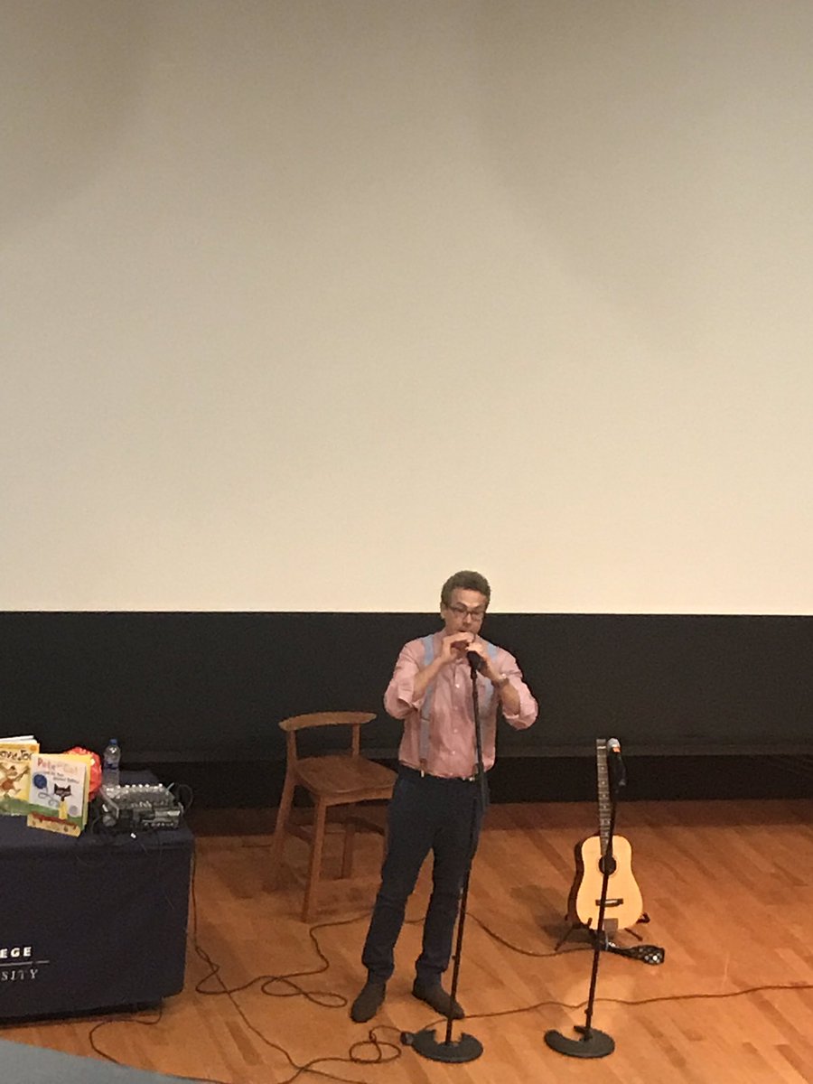 Learning a great deal from Eric Litwin, author of Pete the Cat, about the importance of joy and music in reading instruction.