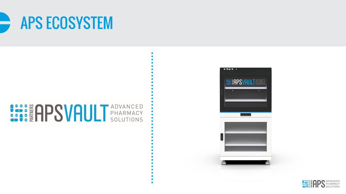 ApsPharmacy's tweet photo. Partners APS Vault allows for ease of access and flexible configuration. The Vault can hold up to 100 bulk medications. Learn more about the APS Vault by speaking with our representatives at 877.931.9111. #MedicationManagement #PostAcuteCare #LongtermCare https://t.co/ELhaqkKR8Q https://t.co/TgqU3ry1J2