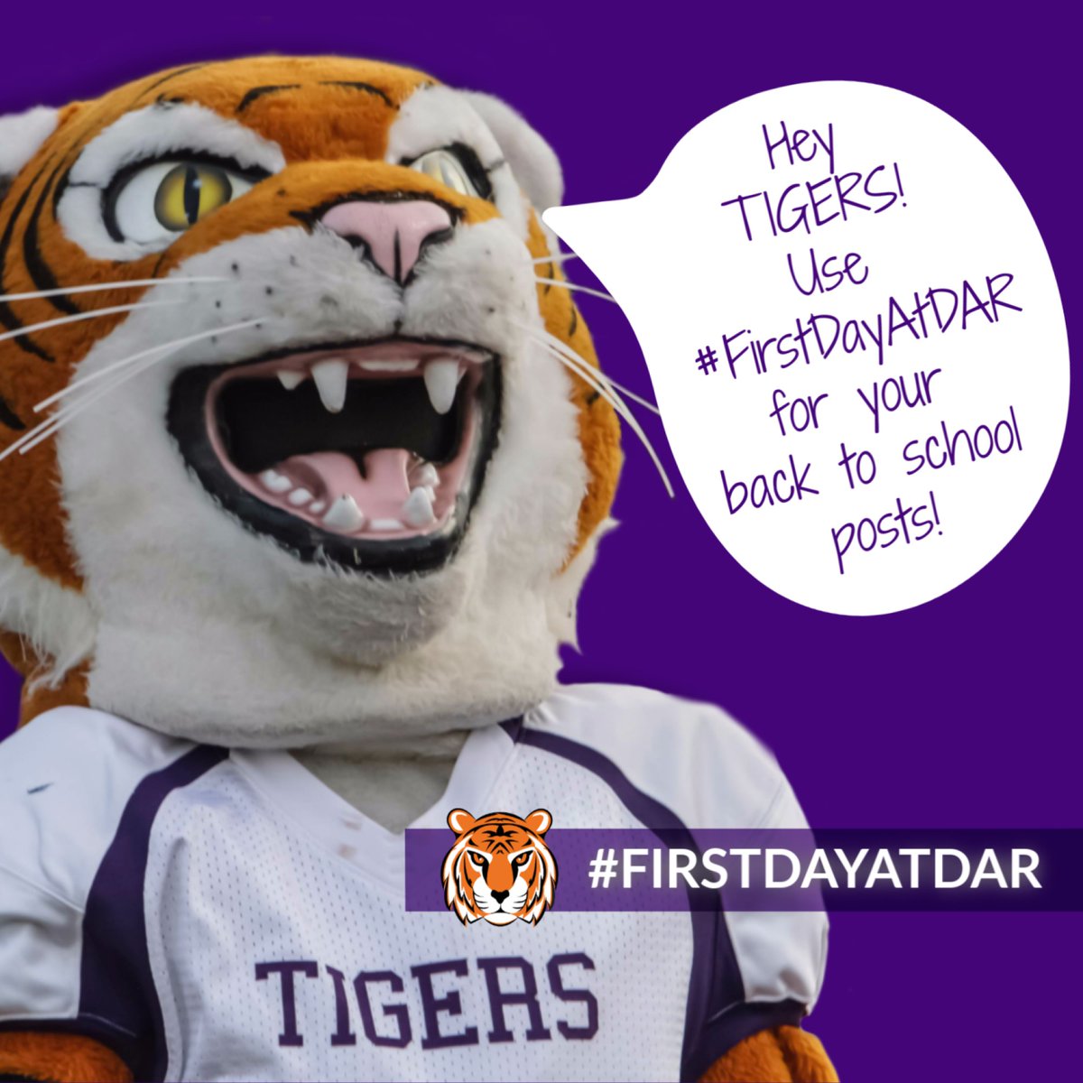 DarlingtonTiger's tweet photo. We are so EXCITED to welcome everyone back to school on Monday!
Show your TIGER spirit by posting your back to school pictures on Instagram, use #FirstDayAtDAR in your public post, and be entered to win a spirit basket from the DarShop!
#500acresofFUN #DARworld https://t.co/pkiMjv987X
