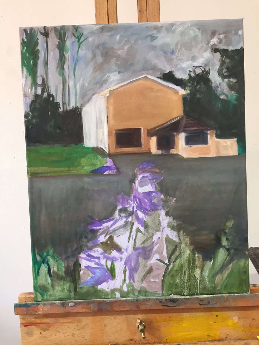 sarah_in_colour's tweet photo. Look at the difference a week makes! Our @KibbleCharity #oilpainting classes continue to go well at @PaisleyIn with the lovely @trinkie69 thank you for your continued support and energy! #paintingdevelopment #triadiclearning #commonthird #traumainformed #artsaward https://t.co/HA9WOeAkes