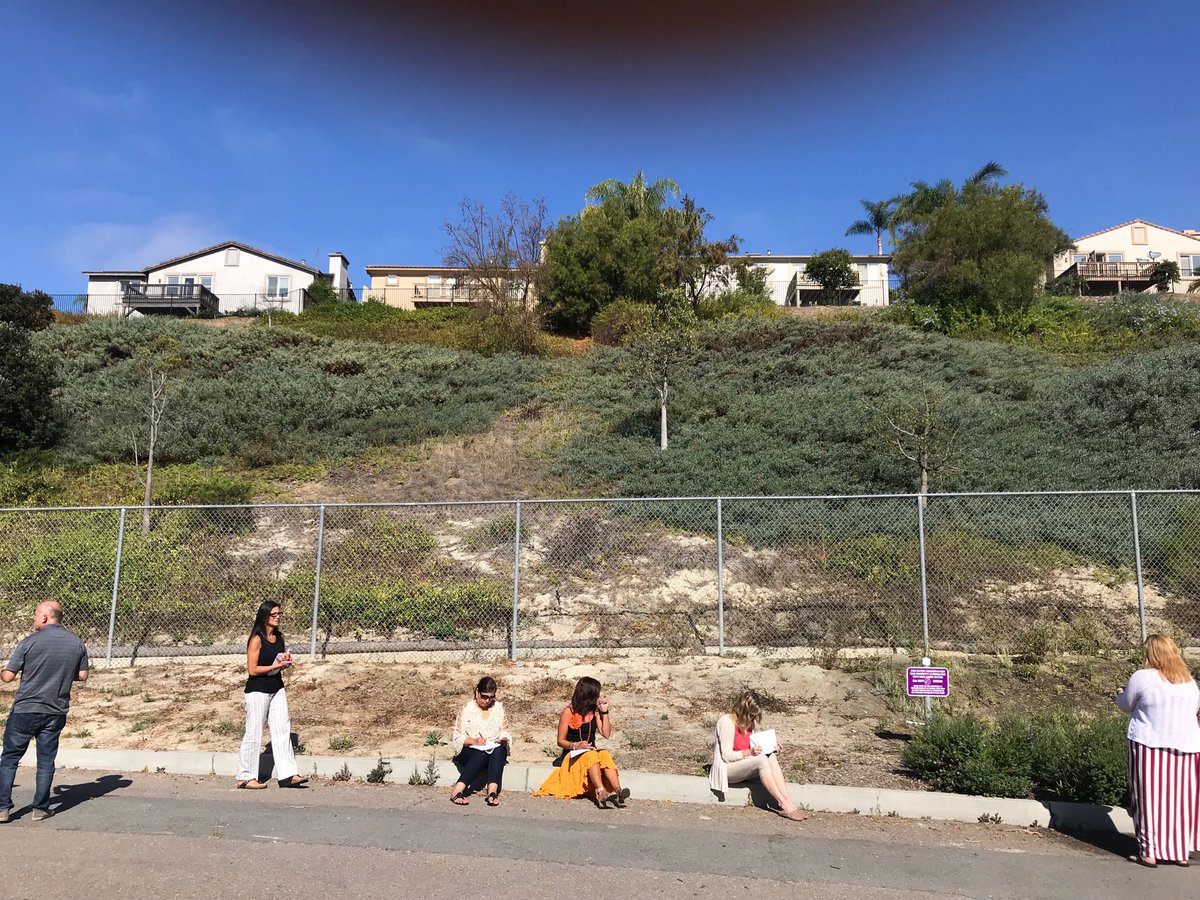 Grade 5 teachers ⁦<a href="/PowayUnified/">Poway Unified</a>⁩ sketching their observations as part of their learning during their science professional development.