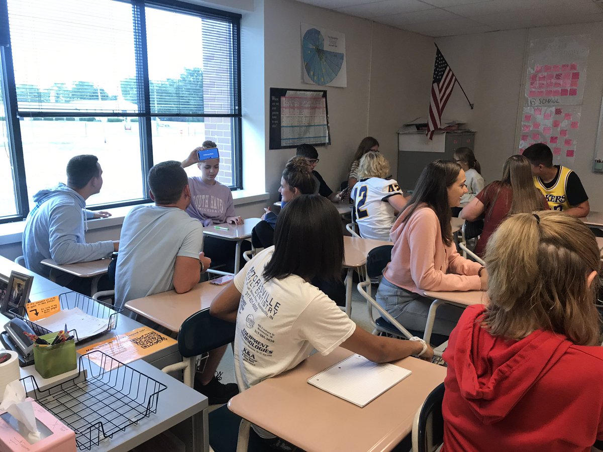 mrsholden101's tweet photo. Working on Ch 1 Vocab today in Geometry by playing the Heads Up game Charades! #BeMoore #BeMooreEngaging #Technology #InteractiveLearning https://t.co/yeaD82KsPe