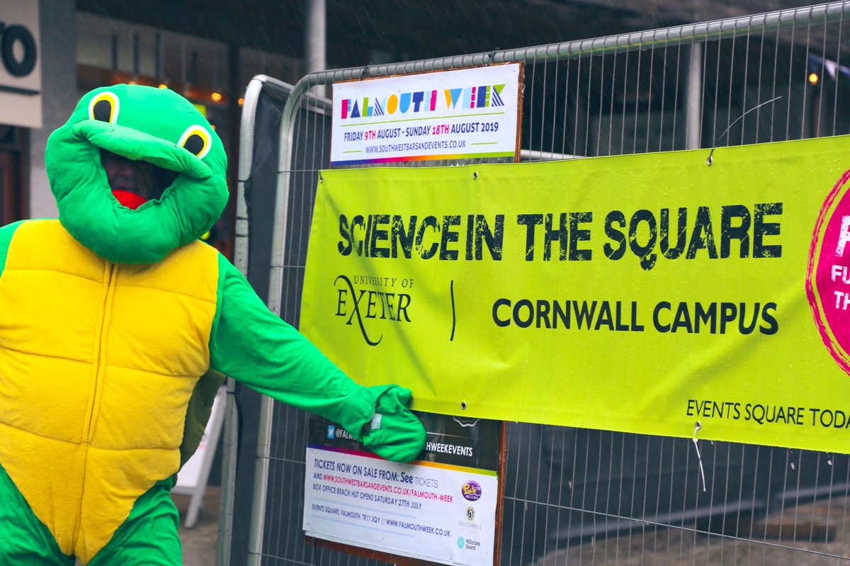 UniExeCornwall's tweet photo. A massive thank you to all of those who came out for yet another incredible #ScienceintheSquare!
And to all of our budding scientists in the crowd... The world is your oyster 🌍🔬👩🔬 https://t.co/kn8gMFCZNe