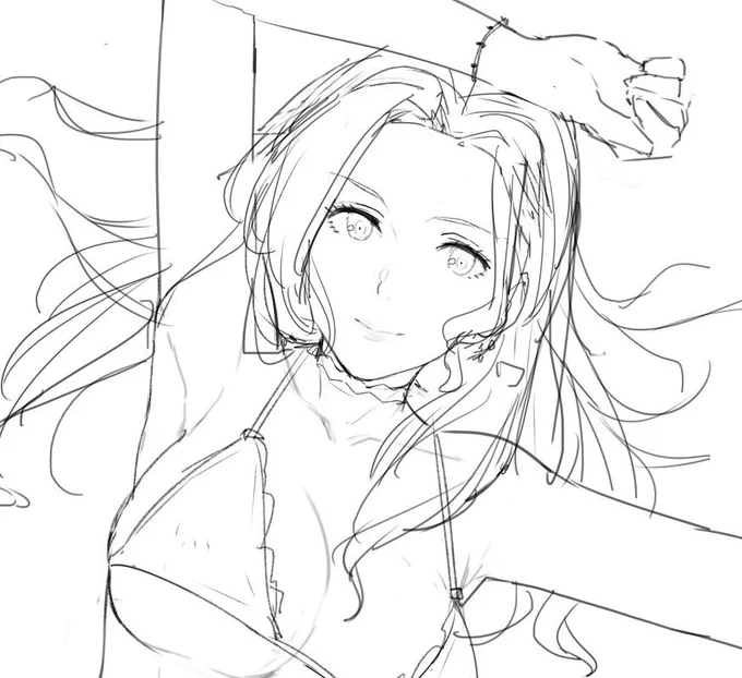 Commission WIP of Dorothea 